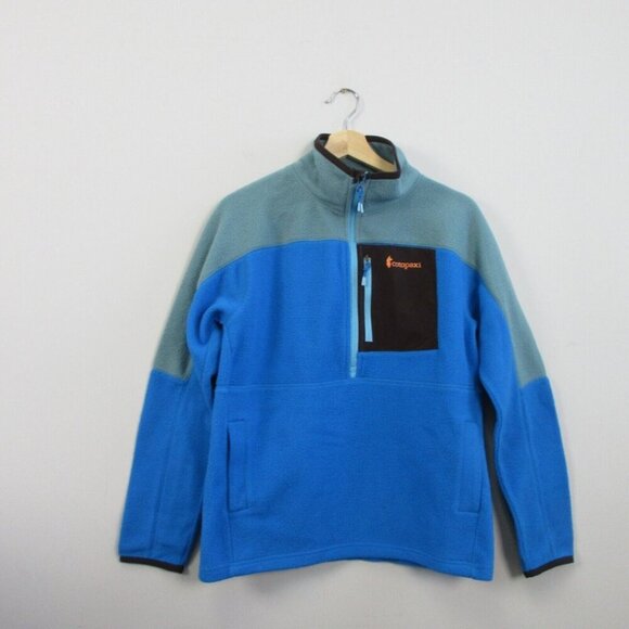 cotopaxi Tops - Cotopaxi Abrazo Fleece 1/2 Zip Jacket Womens S Blue Gray Pullover Hiking 334